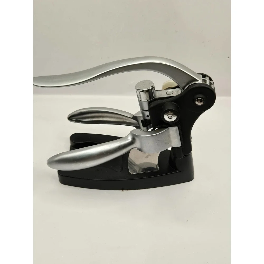 Wine Bottle Opener, Manual Handheld Corkscrew with Lever Pump W/stand